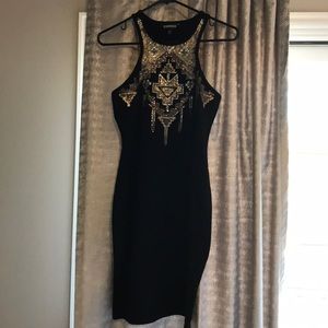 Express tunic/mini dress with aztec detail